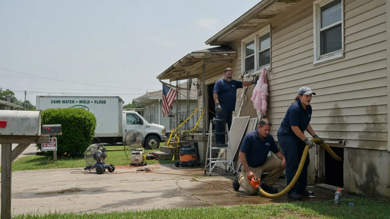 Water Damage Repair in Summerfield, LA near me